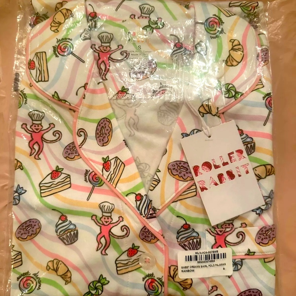 NWT ROLLER RABBIT SWEET DREAMS SWIRL !!!